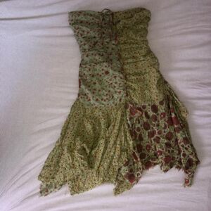 Plein Sud Assymetric Fairy Dress Raw Hem Vintage